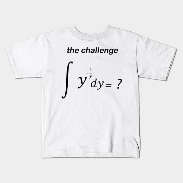 the challenge Kids T-Shirt by Waleed Mahmud